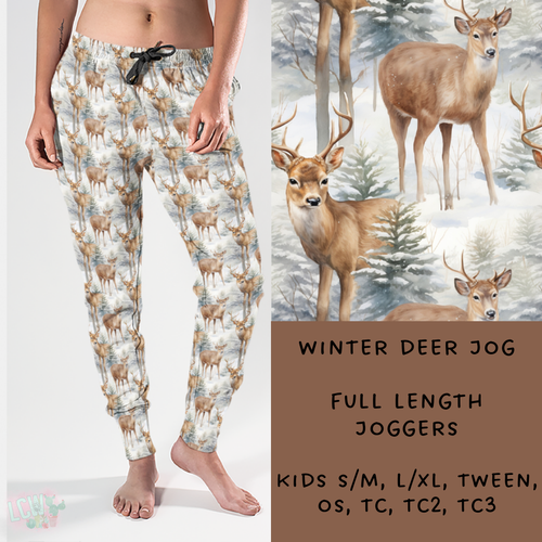 Batch #238 - Winter Wonderland - Closes 12/15 - ETA Early Jan - Winter Deer Joggers