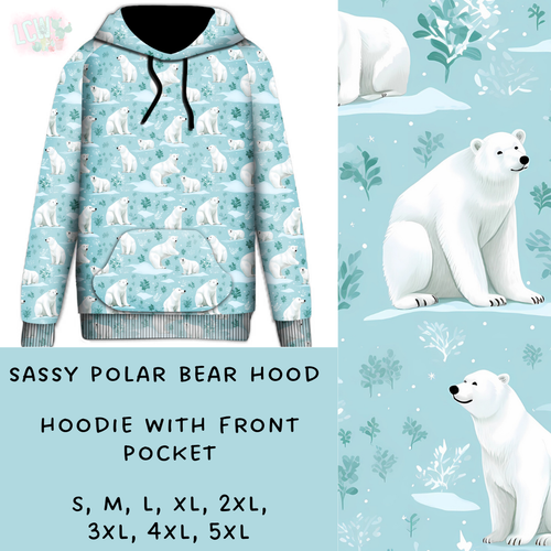 Batch #238 - Winter Wonderland - Closes 12/15 - ETA Early Jan - Sassy Polar Bear Hoodie