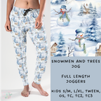 Batch #238 - Winter Wonderland - Closes 12/15 - ETA Early Jan - Snowmen And Trees Joggers