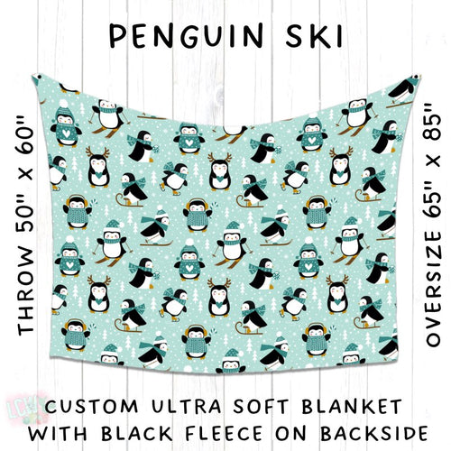 Batch #216 - Cozy Christmas Blankets Presale - Closes 10/14 - ETA Early Dec - Penguin Ski