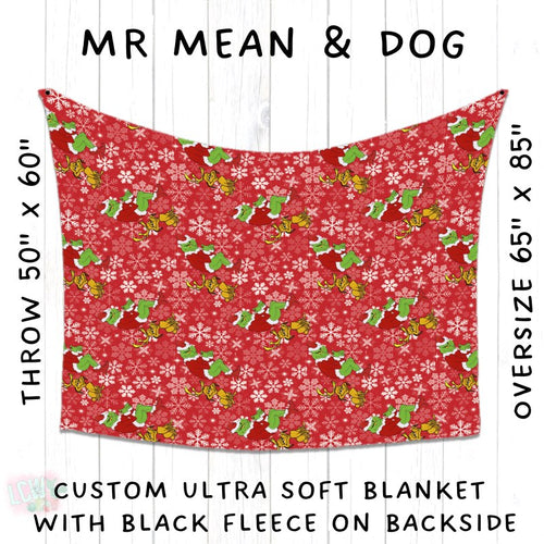 Batch #216 - Cozy Christmas Blankets Presale - Closes 10/14 - ETA Early Dec - Mr Mean & Dog