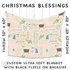 Batch #216 - Cozy Christmas Blankets Presale - Closes 10/14 - ETA Early Dec - Christmas Blessings