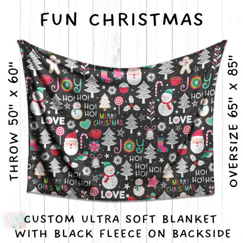 Batch #216 - Cozy Christmas Blankets Presale - Closes 10/14 - ETA Early Dec - Fun Christmas