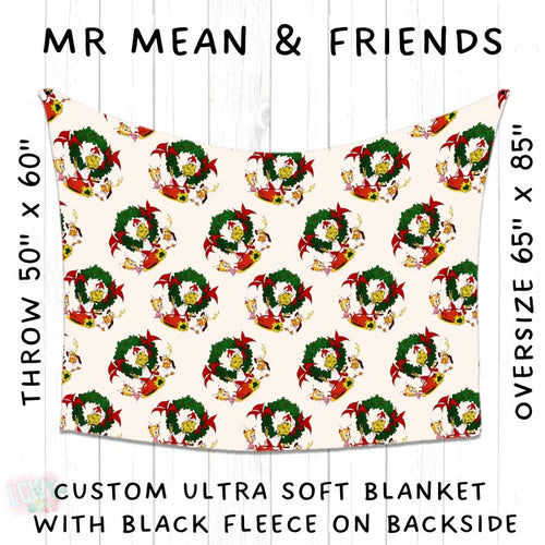 Batch #216 - Cozy Christmas Blankets Presale - Closes 10/14 - ETA Early Dec - Mr Mean & Friends