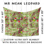 Batch #216 - Cozy Christmas Blankets Presale - Closes 10/14 - ETA Early Dec - Mr. Mean Leopard