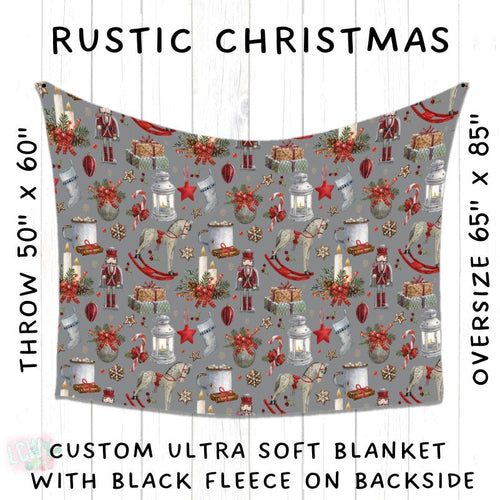 Batch #216 - Cozy Christmas Blankets Presale - Closes 10/14 - ETA Early Dec - Rustic Christmas