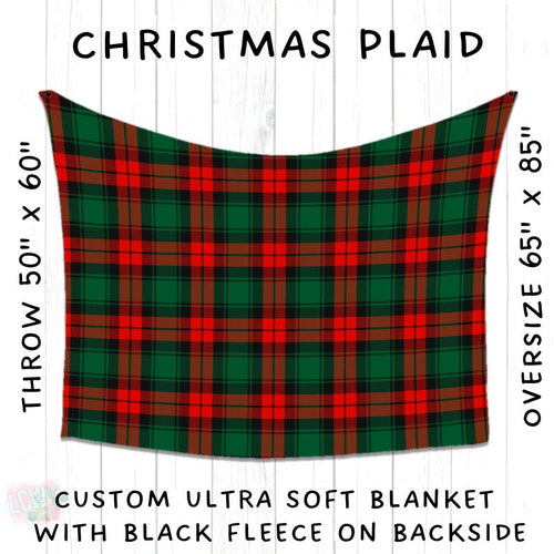 Batch #216 - Cozy Christmas Blankets Presale - Closes 10/14 - ETA Early Dec - Christmas Plaid