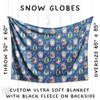 Batch #216 - Cozy Christmas Blankets Presale - Closes 10/14 - ETA Early Dec - Snow Globes