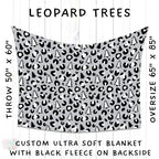 Batch #216 - Cozy Christmas Blankets Presale - Closes 10/14 - ETA Early Dec - Leopard Trees