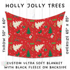 Batch #216 - Cozy Christmas Blankets Presale - Closes 10/14 - ETA Early Dec - Holly Jolly Trees