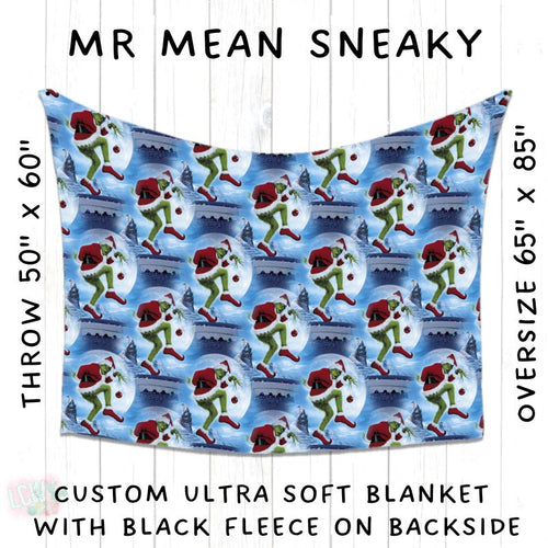 Batch #216 - Cozy Christmas Blankets Presale - Closes 10/14 - ETA Early Dec - Mr. Mean Sneaky