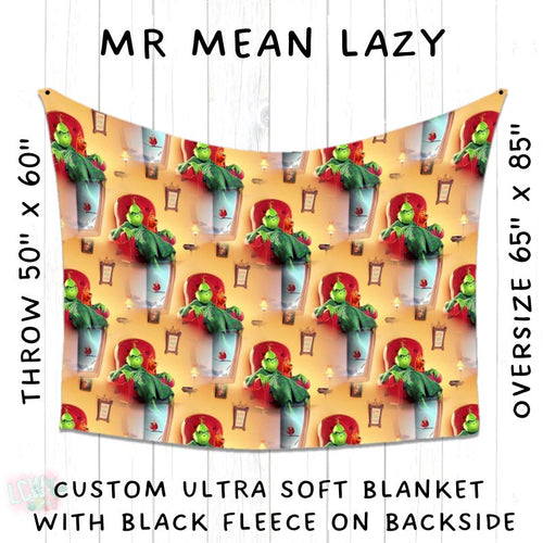 Batch #216 - Cozy Christmas Blankets Presale - Closes 10/14 - ETA Early Dec - Mr. Mean Lazy