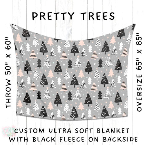 Batch #216 - Cozy Christmas Blankets Presale - Closes 10/14 - ETA Early Dec - Pretty Trees