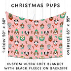 Batch #216 - Cozy Christmas Blankets Presale - Closes 10/14 - ETA Early Dec - Christmas Pups