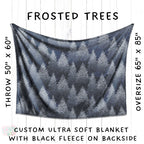 Batch #216 - Cozy Christmas Blankets Presale - Closes 10/14 - ETA Early Dec - Frosted Trees