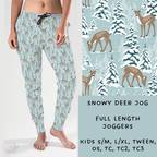 Batch #238 - Winter Wonderland - Closes 12/15 - ETA Early Jan - Snowy Deer Joggers