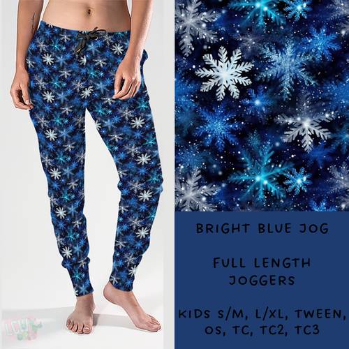 Batch #238 - Winter Wonderland - Closes 12/15 - ETA Early Jan - Bright Blue Joggers