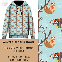 Batch #238 - Winter Wonderland - Closes 12/15 - ETA Early Jan - Winter Sloths Hoodie