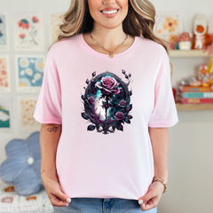 Rose in Frame Graphic Tee