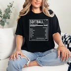 Softball Nutrition Facts