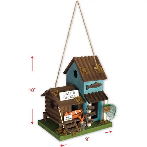 Bait & Tackle Decorative Birdhouse