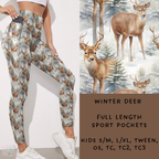 Batch #238 - Winter Wonderland - Closes 12/15 - ETA Early Jan - Winter Deer Leggings