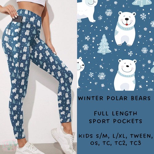 Batch #238 - Winter Wonderland - Closes 12/15 - ETA Early Jan - Winter Polar Bears Leggings