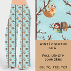 Batch #238 - Winter Wonderland - Closes 12/15 - ETA Early Jan - Winter Sloths Loungers