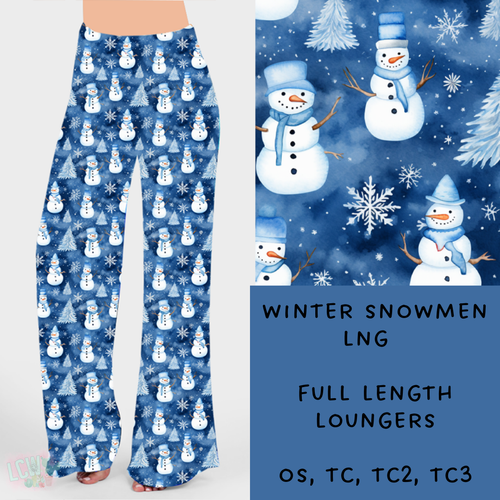 Batch #238 - Winter Wonderland - Closes 12/15 - ETA Early Jan - Winter Snowmen Loungers