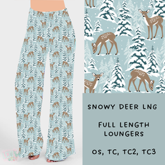 Batch #238 - Winter Wonderland - Closes 12/15 - ETA Early Jan - Snowy Deer Loungers