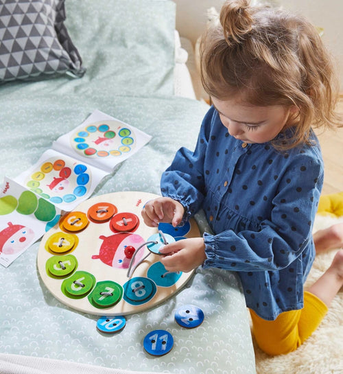 Rainbow Caterpillar Threading & Lacing Game