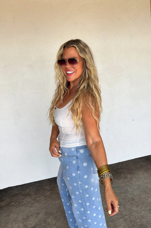 Daisy Lane Eyelet Tank