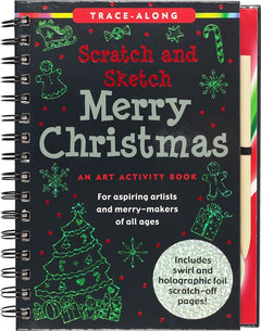 Merry Christmas Scratch & Sketch – Trace-Along Activity Book