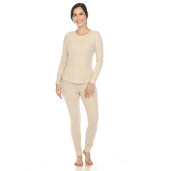 The Cozy Core Waffle Pajama Set – Soft, Stretchy Comfort for Chilly Nights