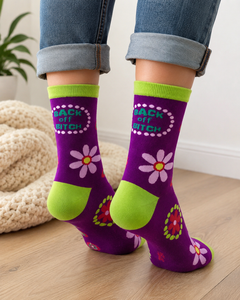 Back Off Bitch Women’s Crew Socks
