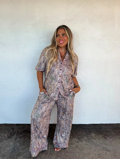 Cabin Cozy Luxe Camo PJ Set | XS-2XL