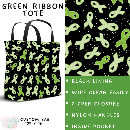 Batch #268 - November Request Run - Closes 1/10 - ETA late March - Green Ribbon Collapsible Tote