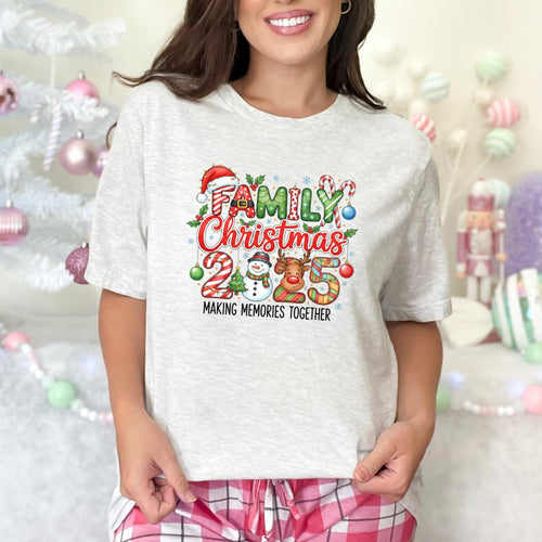 Family Christmas 2025 Graphic Tee