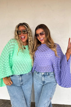 PREORDER – Spring Free Spirit Bell Sleeve Knit Top