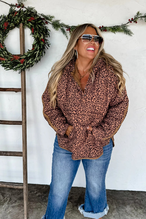 PREORDER – Printed Peyton Puffer Jacket
