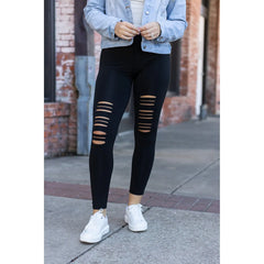 PreOrder The Jacqueline High-Waisted Laser Cut Leggings – Sleek Workout Leggings with Cutout Details, Sizes S-XL