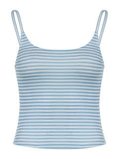 Devine Striped Scoop Neck Cami – Stylish Everyday Sleeveless Top for Women in 4 Trendy Colors