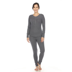 The Cozy Core Waffle Pajama Set – Soft, Stretchy Comfort for Chilly Nights