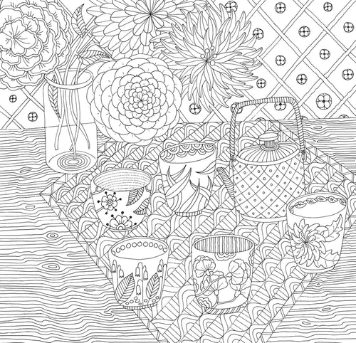 Zen Garden: Artist’s Sanctuary Coloring Book