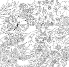 Zen Garden: Artist’s Sanctuary Coloring Book