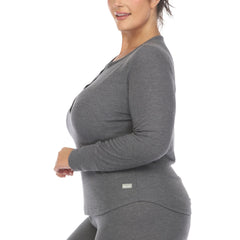 The Cozy Core Waffle Pajama Set – Soft, Stretchy Comfort for Cold Nights - Plus Size