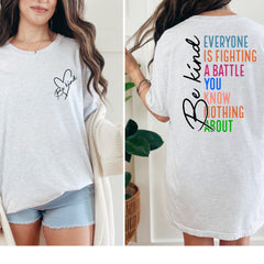 Be Kind – "Everyone is Fighting a Battle" Unisex Graphic Tee