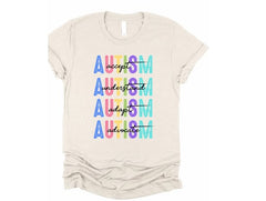 Autism "Accept Understand Adapt Advocate" Graphic Tee | S-4XL