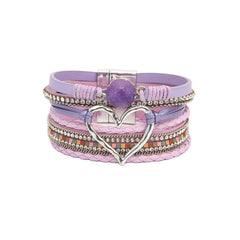 Sparkle & Heart Multi-Layer Magnetic Bracelet – The Perfect Gift of Love