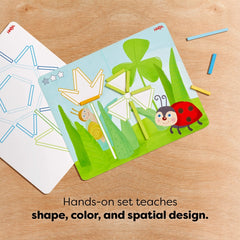 🎁 Stabix Wooden Arranging & Matching Game – 158 Pieces